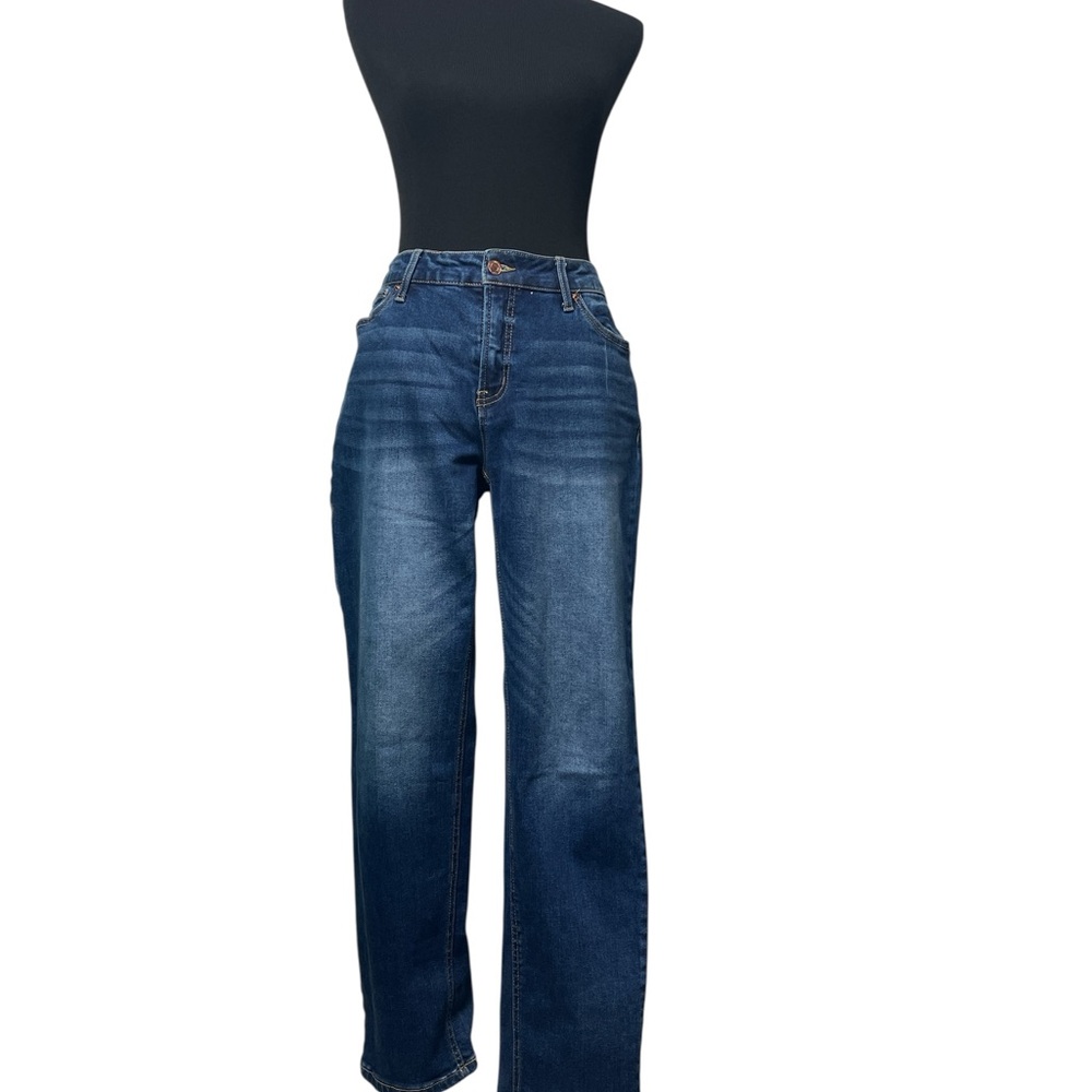 Time and Tru Dark Blue Straight Leg Jeans